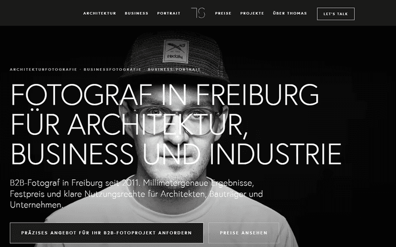 Screenshot der Website stibenz.com